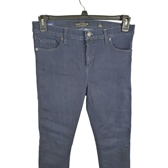 Lucky Jeans 8/29 Womens High Rise Skinny Leg AVA Dark Wash Blue Casual - Picture 3 of 7